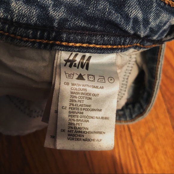 H&M Medium Wash Denim Skinny Jeans Size 28x32 - Picture 5 of 5